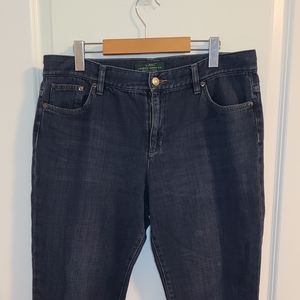 Ralph Lauren dark wash boyfriend jeans size 12